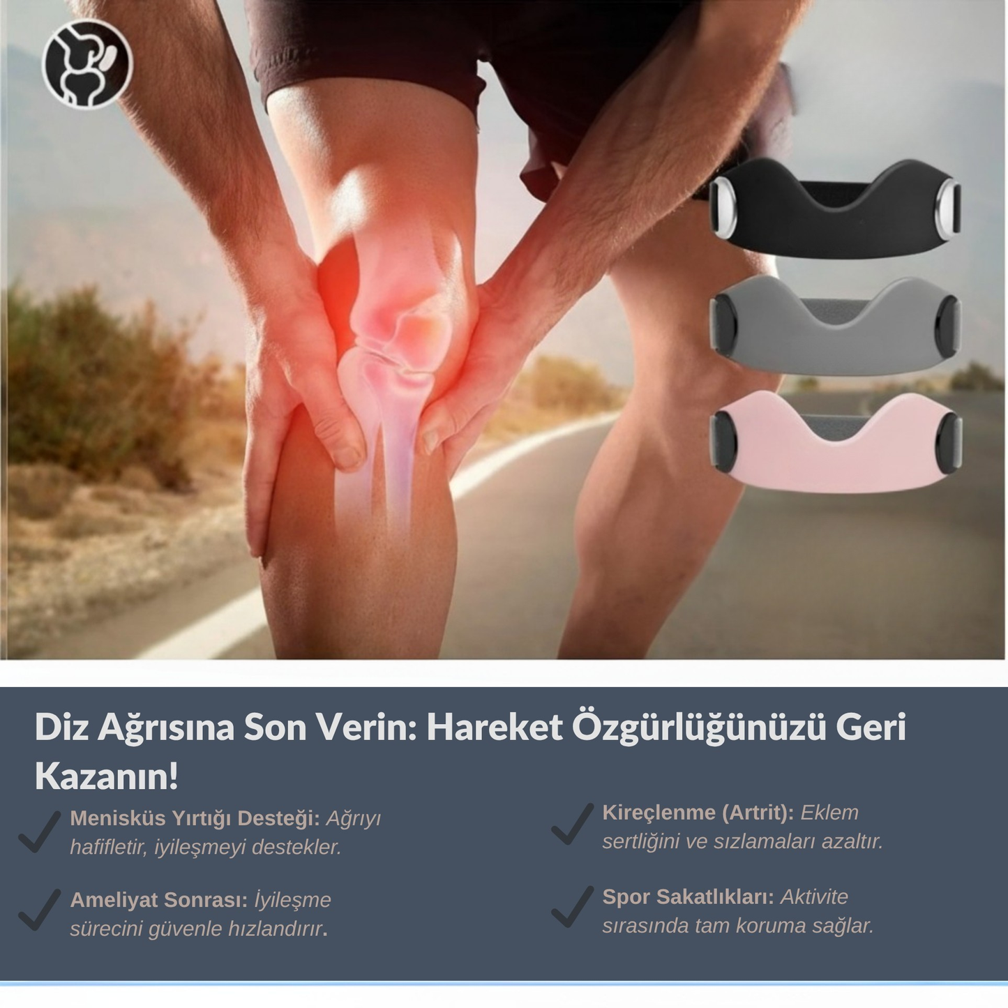 Gounod Ultra Konfor Diz Bandı